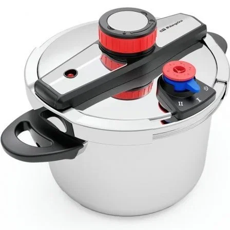 Orbegozo Olla a Presión HP 6200 de 6L en Acero Inoxidable